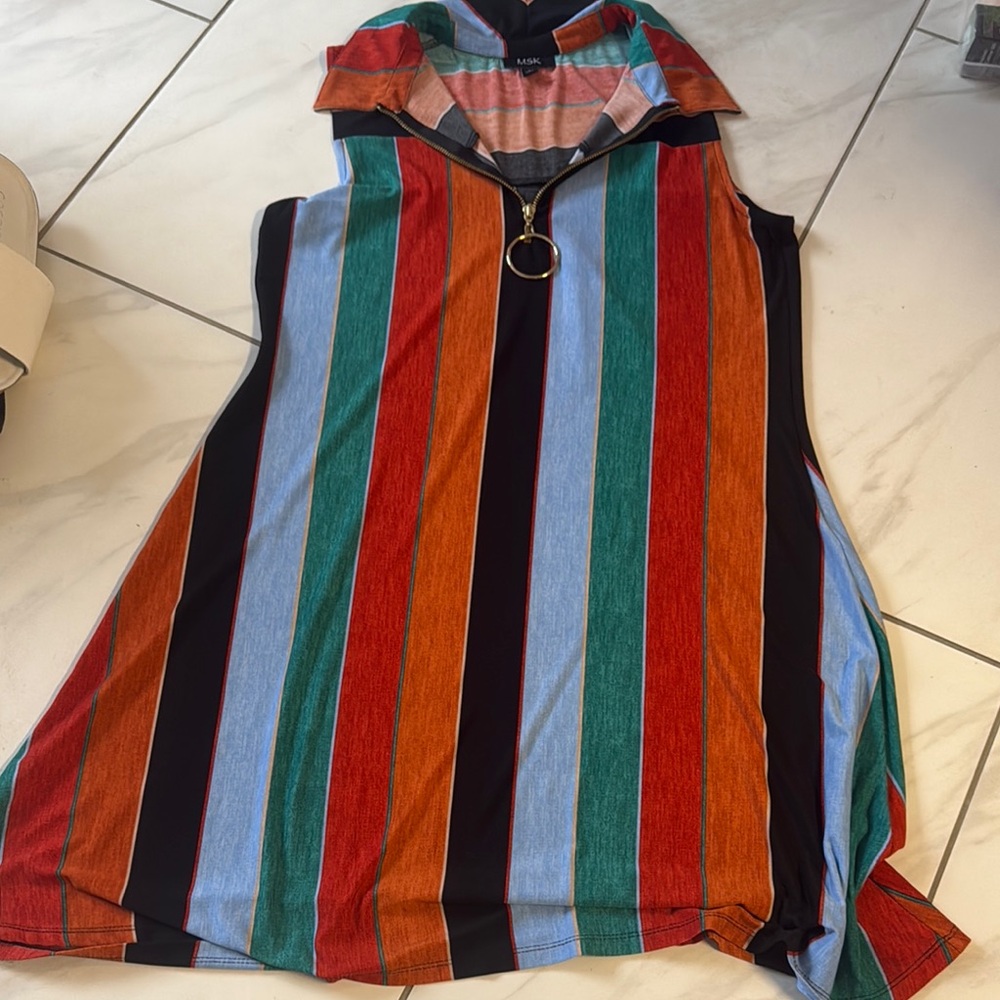 Lularoe Multicolor Striped Dress